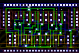D FLip FLop Layout